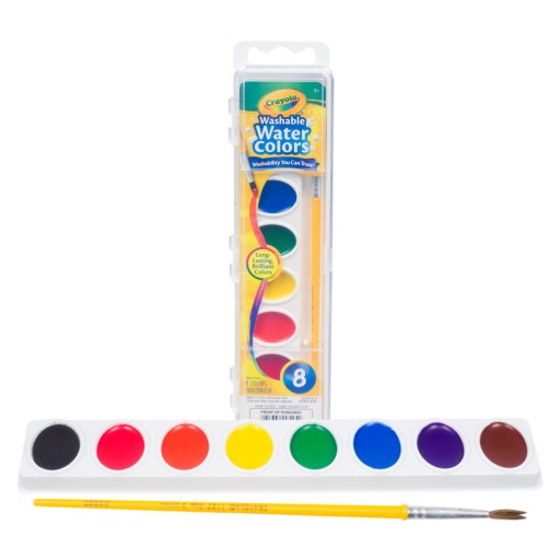 CRAYOLA UMÝVAJÚCE UMÝVACIE FARBY 8 farieb