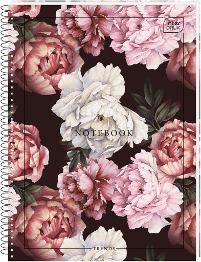 Circle Notebook A5/100 Grid Interprint Rôzne vzory