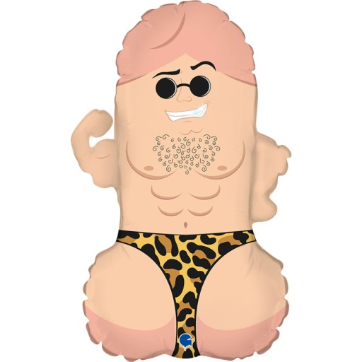 FÓLIOVÝ BALÓN MR DICK PENIS DÁMSKY PENIS 35CM