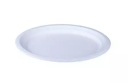 Taniere z cukrovej trstiny oválne biele 199x263mm 50 ks.