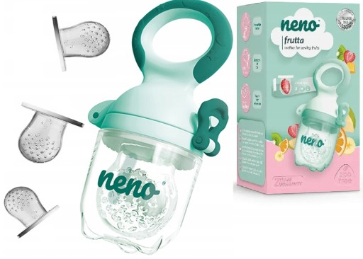 NENO FRUTTA TEETHER TAC NA PODÁVANIE OVOCNÝCH JEDÁL 3 VEĽKOSTI