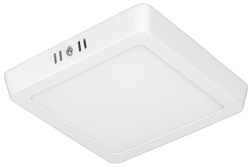 Prisadené LED panel 12W štvorcové 16x16cm stropné svietidlo, neutrálna farba