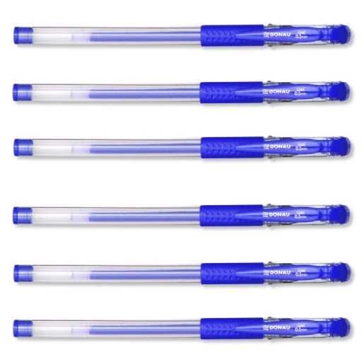 Gélové pero 0,5 mm Donau blue 6 ks