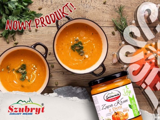 Tekvicová krémová polievka 450 g - skvelé zloženie! Szubryt Vege