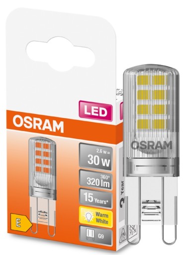 OSRAM LED STAR kapsula Pin30 2,6W 2700K 230V G9