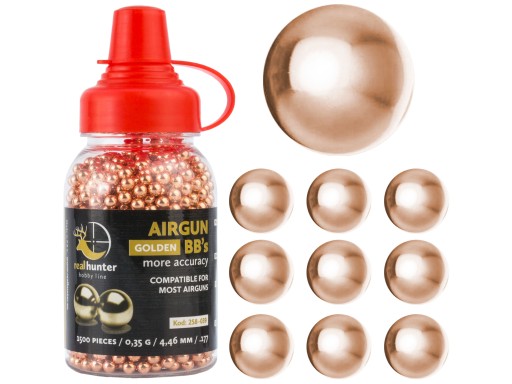 BBs RazorGun Golden 4,46 mm pelety 1500 ks.