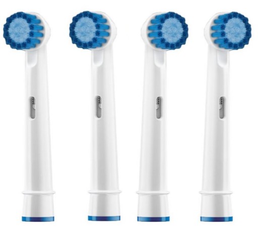 4x HLAVY K ZUBNEJ KEFKE ORAL-B BRAUN SENSITIVE