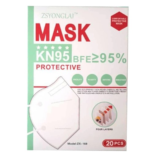 100x OCHRANNÁ MASKA KN95 MASKY