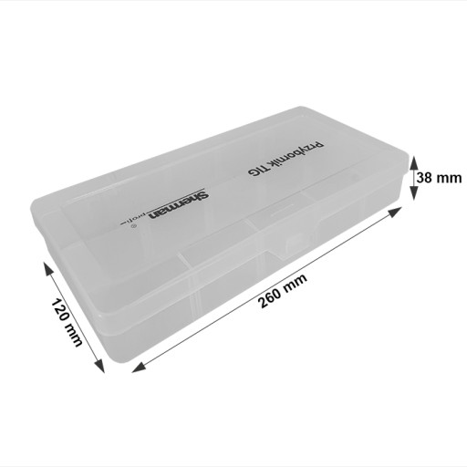 Box na náradie, organizér spotrebných dielov MIG TIG PLASMA Sherman