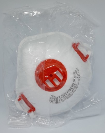 HALF MASK PRACH FILTERING MASK FFP2 OxyLine PL maska s ventilom