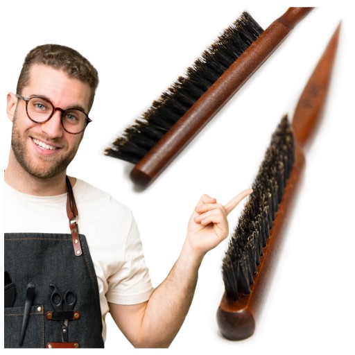 Kefa na drdol NATURAL BOAR HAIR na rozčesávanie vlasov KOKA Tapiru