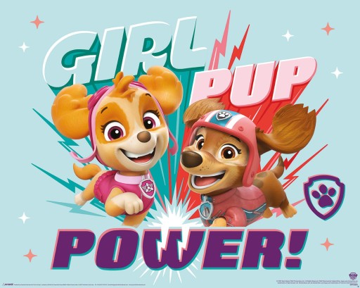 Plagát Paw Patrol Girl Pup Power 50x40cm na stenu