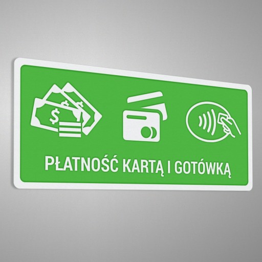 Nálepka - Platba kartou a v hotovosti - 10x23