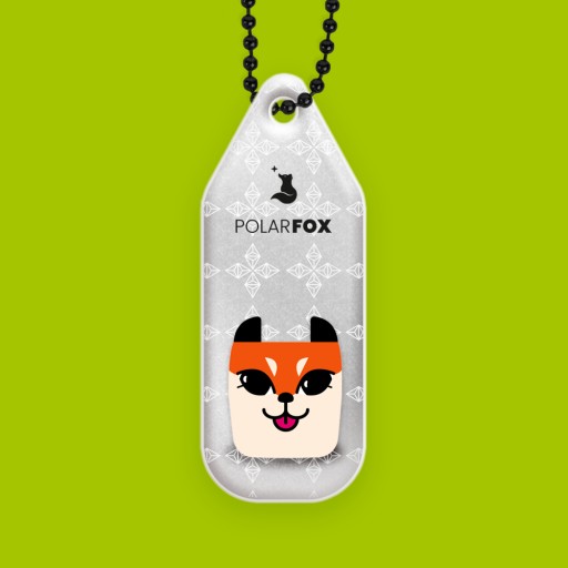 Reflexné prívesky 4+1 ks Frendo Forest PolarFox