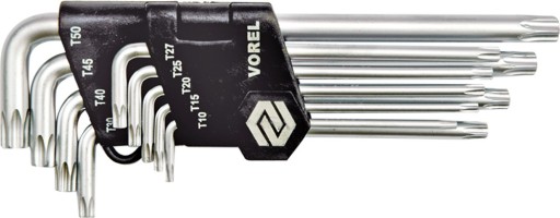 SADA KĽÚČOV TORX 9 KS T15-T55 CR-V 56478 VOREL