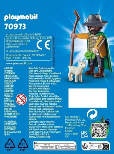 Figúrka pastiera s ovčím mužom stavebnice PLAYMOBIL 70973