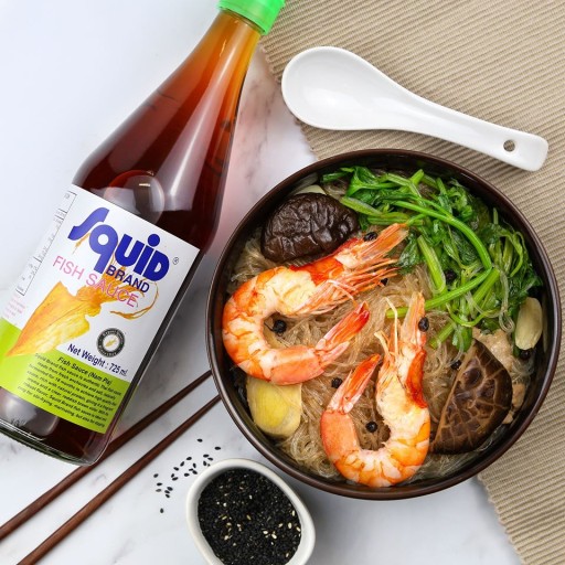 Thajská rybia omáčka s ančovičkami 300 ml Squid zn
