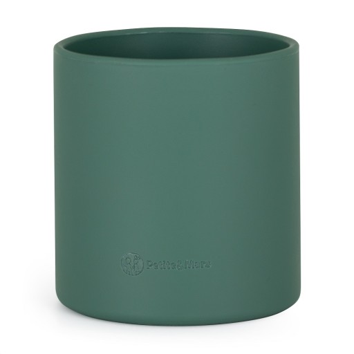 PETITE&MARS Silikónový pohár Take&Match Misty Green Green 6m+ 200 ml