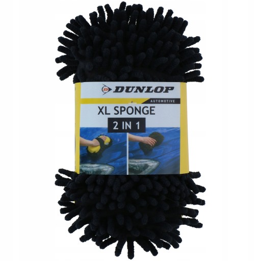 DUNLOP Obojstranná špongia na umývanie auta s mikrovláknom NEŠKRABÍ LAKU