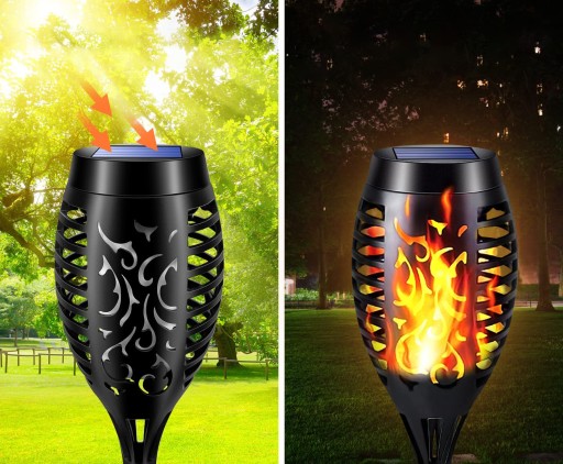 ÚČINOK PLAMEŇA PLAMEŇA SOLÁRNEHO LED HORÁKA