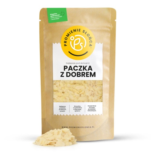 MANDĽOVÉ VLOČKY 500g, REZANÉ PLÁTKY, ČERSTVÉ, CHUTNÉ