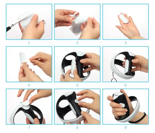 PROTIŠMYKOVÉ SILIKÓNOVÉ KRYTY PRE PODLOŽKY DOBE SENSE PS VR2