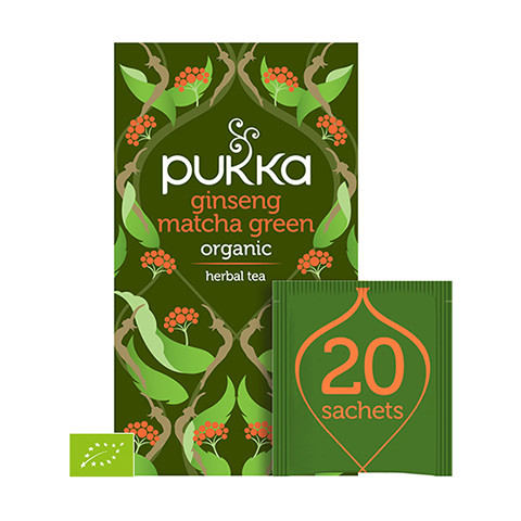 Pukka BIO zelený čaj Ginseng Matcha Green 20t