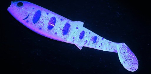 Savage Gear Cannibal Kopyto 10cm - Modroružové UV