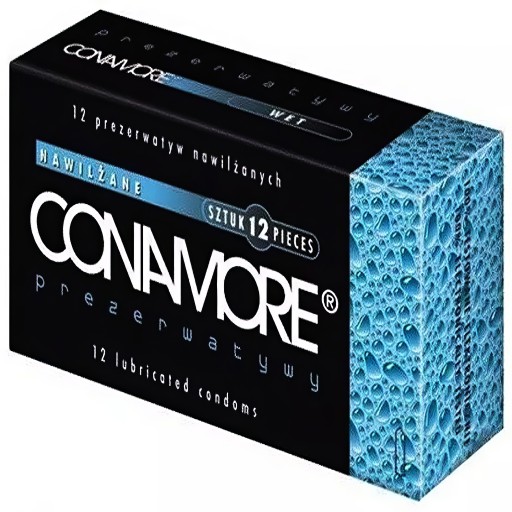 CONAMORE VLHČENÉ KONDÓMY 12 KS