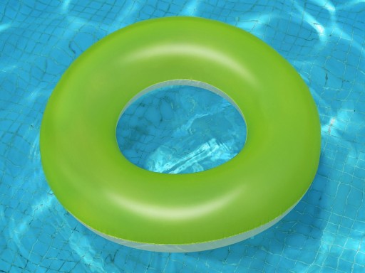 Krúžok na plávanie Neon Green 91 cm BESTWAY