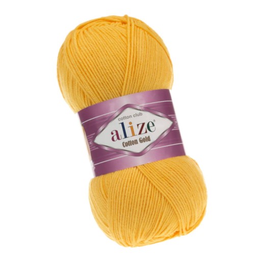 Priadza Alize Cotton Gold - 216 žltá