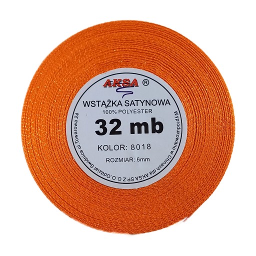 Saténová stuha 6mm bordová farba 8053