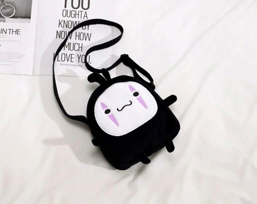 Messenger Bag Peňaženka Face Anime Canvas Cosplay