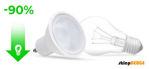 GU10 LED žiarovka 7W Cold Color 6000K
