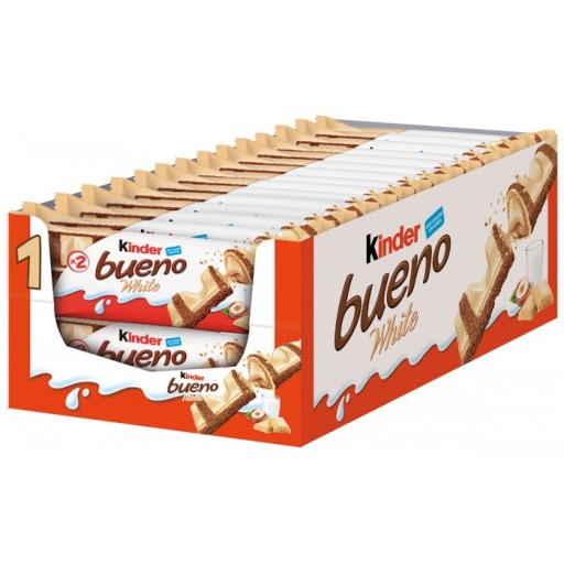 Kinder Bueno White oblátky 1ks x 39g biela tyčinka Ferrero pre deti
