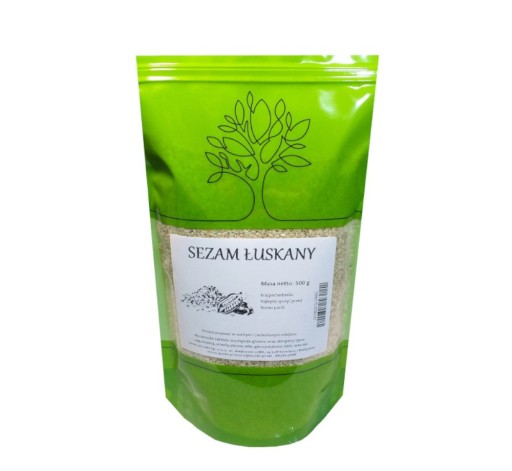 LÚPANÝ BIELY SEZAM 500G SEZAM ZÍSKAVA NA PEČENIE