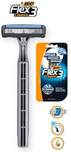 SHAVERS BIC 3 FLEX CLASSIC SHARVER 3 ks. 3 ČEPELE