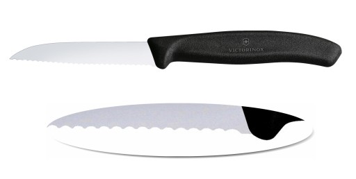 Victorinox 6.7433, nôž na zeleninu, zúbkovaná čepeľ 8 cm, Swiss Classic