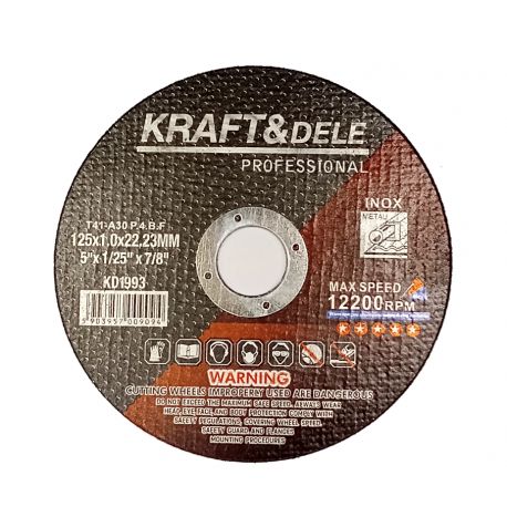 KOVOVÉ REZNÉ KOTÚČE 125X1,0X22,2MM KD1993