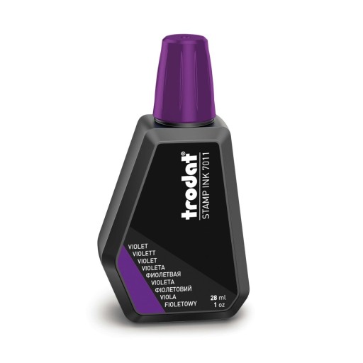 PREMIUM TRODAT 7011 atrament na pečiatky a pečiatky FIALOVÁ 28ml
