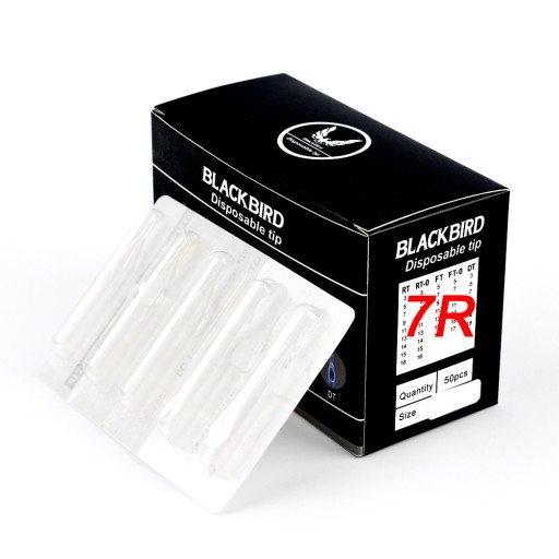7R 5x BLACK BIRD okrúhle ZOBÁKY NA TETOVANIE TETOVANIA