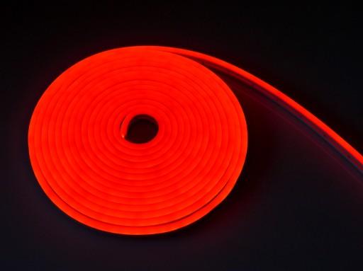NEON FLEX 5x12mm ČERVENÁ ledon hadička 12V