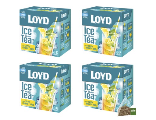 Studený čaj Citrón Limetka Mäta Osvieženie 12 T. LOYD