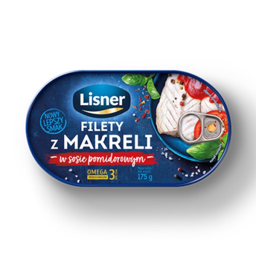 MAKERELOVÉ FILETKY V RAJKOVEJ Omáčke 175g LISNER