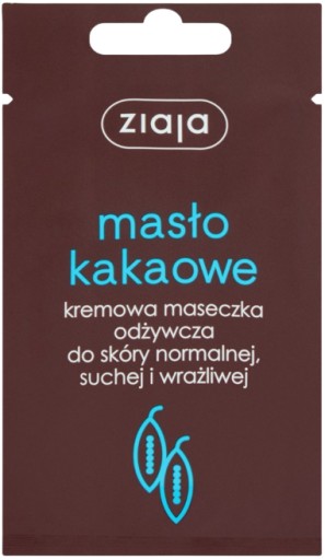 Kakaová maska ZIAJA pre suchú a citlivú pleť