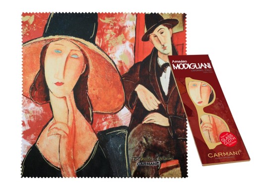 Tkanina na okuliare - A. Modigliani, Žena v