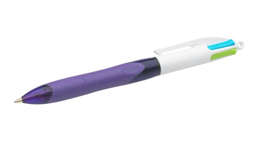 BIC 4COLORS GRIP FASHION FASHION AUTOMATICKÁ GUĽAČKA 4 FARBY ŠKOLA 4V1