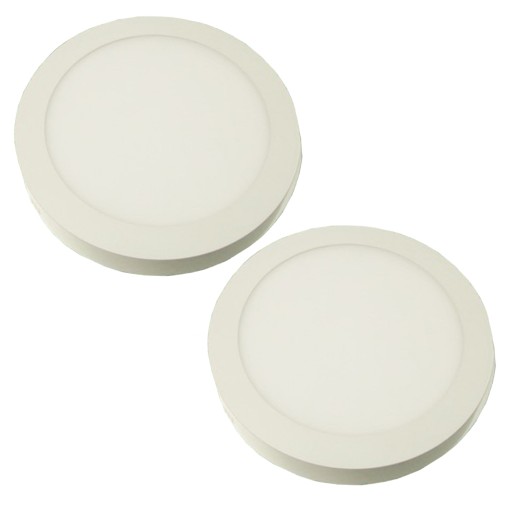 Okrúhly prisadený LED panel Gerrit 12W 230V 6000K