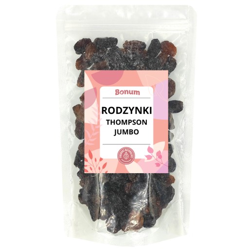 Thompson Jumbo Raisins LARGE tmavé 500g KVALITNÉ lahodné čerstvé
