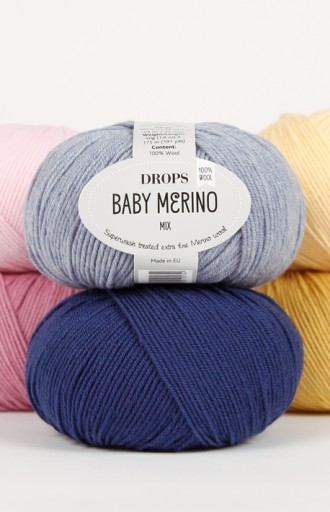 Priadza Drops BABY MERINO 16 červená